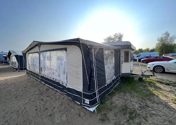 Przyczepy Kempingowe 6 Kitepl - Kite & Wind & Wing אתר קמפינג Chałupy